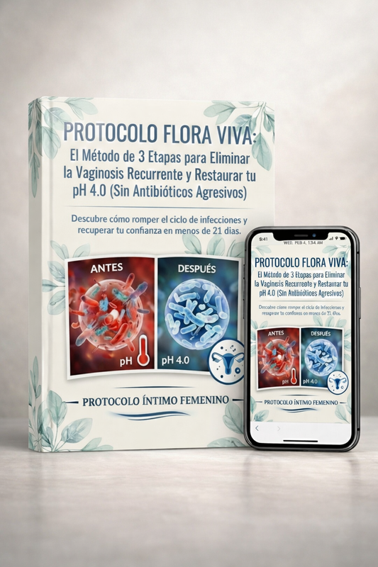 El Método de 3 Etapas para Eliminar la Vaginosis Recurrente y Restaurar tu pH 4.0